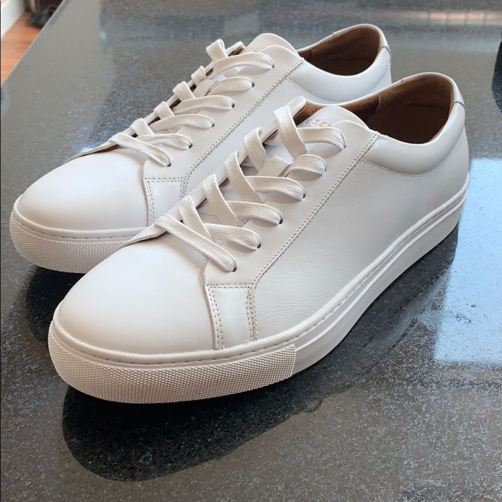New Republic White Faux Leather Sneaker